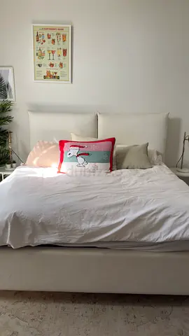 Comfortable upholstered king bed with mattress - neutral beige