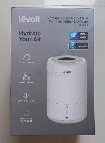 Levoit Ultrasonic 2 in 1 Humidifier