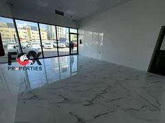 Shop for annual rent in Rashidiya 2 area, close to Falcon Towers. Shop area is 495 sq. ft. Excellent