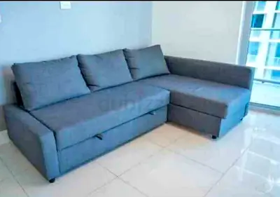 Ikea Frihten L shape sofa cum bed