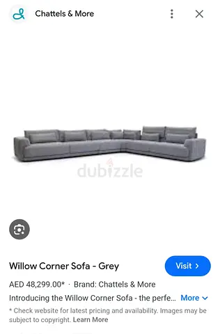 Willow olta corner sofa