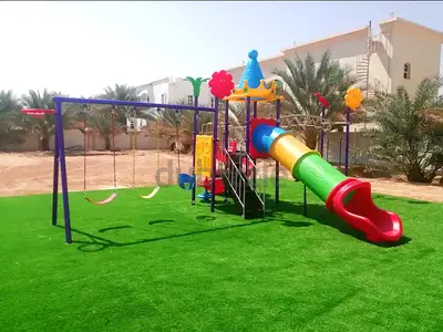 MEGASTAR outdoor swing and slide