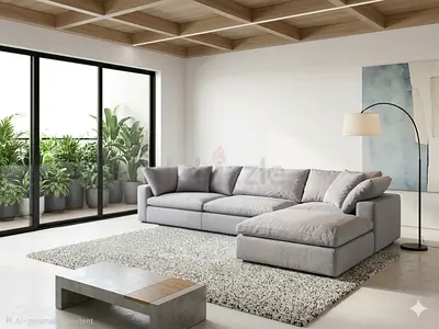 Marina Home Luscious Original Feather Filled Sofa Gray Good condition