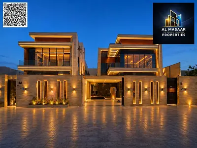 امتلك فيلا فاخرة تصميم موردن طابقين و رووف و حديقة على شارع عمار مباشربسعر شامل الكهرباء والماء و المكييفات تملك حر لجميع الجنسيات
