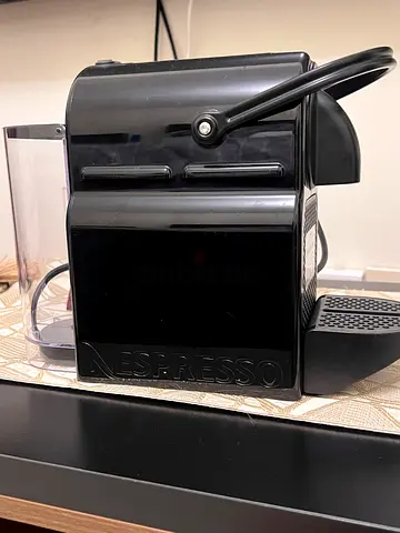 Nespresso Capsule Coffee Machine - Compact Black, Good Condition