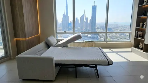 Ikea vimle L shape sofa bed with mattress