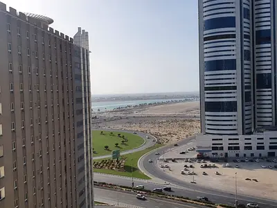 SEA VIEW 2 BHK WITH BALCONY BUILT IN WARDROBE ONLY IN 45000 IN AL NAHDA SHARJAH