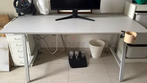 IKEA - UTESPELARE Gaming desk, grey , 160x80 cm