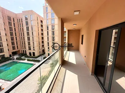 A beautifully designed and spacious 3-bedroom apartment is available for rent in the highly sought-after community of Al Mamsha,