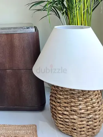 MOVING SALE: Boho-Style Rattan Floor Lamp (50% OFF)