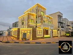 For sale: a two-story villa with a roof. The villa is on the main street.