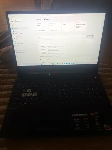 Your ASUS TUF Gaming A15 is:  * CPU: AMD Ryzen 7 7445HS (strong, modern) * RAM: 16GB DDR5 (excellent