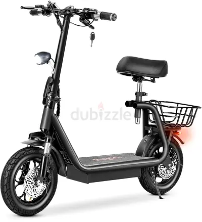 C 1 
ELECTRIC SCOOTER WITH BASKET