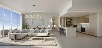 Sea View 2BR | Upper House West | Furnished | Balcony &amp; Pool Access