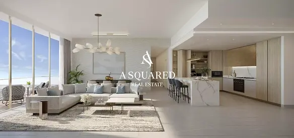 Sea View 2BR | Upper House West | Furnished | Balcony & Pool Access