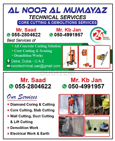 Concrete cutting services