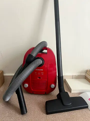 Samsung Red Canister Vacuum Cleaner - Good Working Condition