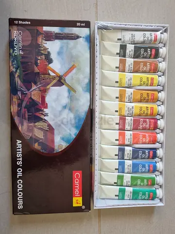 Brand new camel oil paint tubes for sale