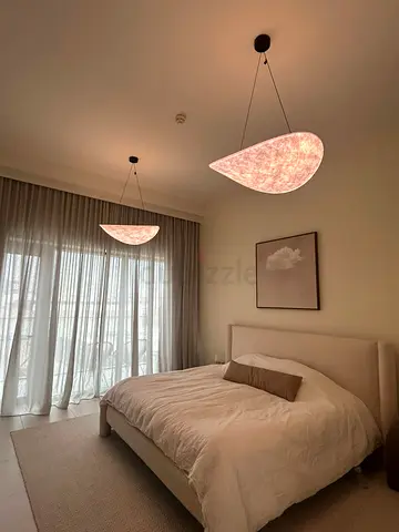 2 x fabric ceiling lights from Luxxe Lighting