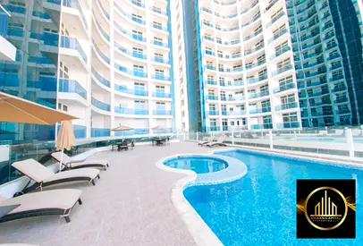 Two bedrooms and a living room for sale in oasis Towers, Ajman