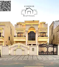 "Heritage-Style Luxury Villa in Ajman | 6BR, Rooftop, Prime Plot" Available for sale