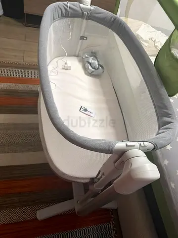 jikel pony electric co-sleeper grey