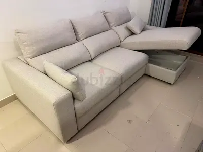 Ikea Eskilstuna L shape sofa bed with storage Excellent condition