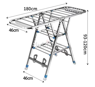 Cloth drying foldable stand for sale