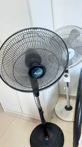 2 Ikon standing pedestal fan - used, good working condition