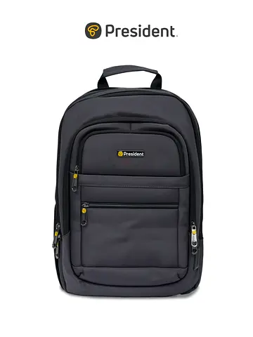 President Premium Laptop Backpack with USB  Type-C Charging Ports – Water Resistant, Durable Travel
