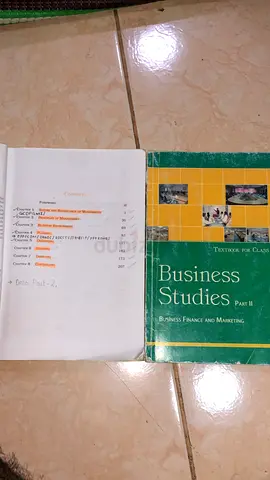 CBSE CLASS 12 Business Studies textbooks (Part 1  Part 2) - {26/27 edition (unchanged)}