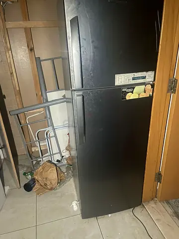 Black Top-Freezer Refrigerator - Used