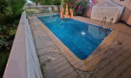 6Bhk with pool Hall Majlis Balcony big gardan parking balcony maids room store room 160k