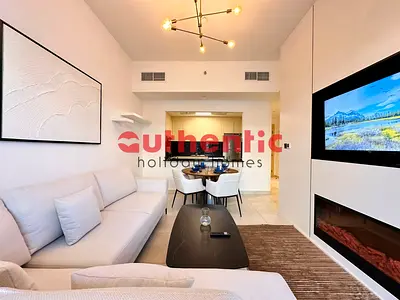 Sleek Furnished | Bright Unit | Airy Living Room