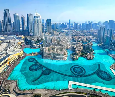 Burj Khalifa View & Fountain Access | 3BR +Maid | Bills Included