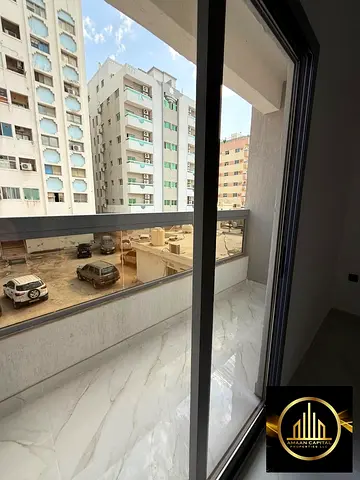 One bedroom and living room, first occupancy, for annual rent in Ajman