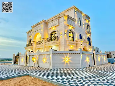 For sale: High-end villa, registration and ownership fees included, close to services and a mosque. Freehold ownership available to all nationalities.