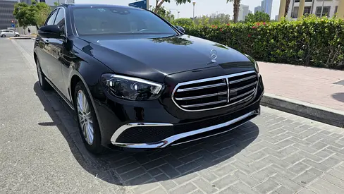 Mercedes E250 2022 | 23K KM | Full Option | 360 Cam | Sunroof | No Accidents | Black