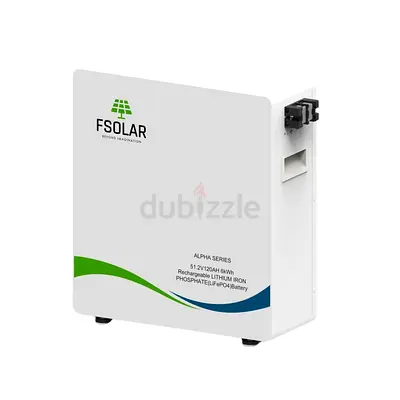 Fsolar Lithium Battery 120AH 51.2V 6kWh LiFePO4 Alpha Series