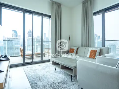 2BR High Floor | Furnished | Burj Khalifa View