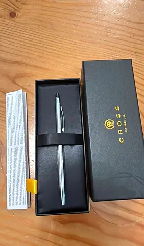 NEW Cross Century II Stainless Steel Ballpoint Pen with Box 85 aed only