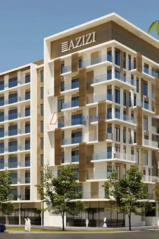 Furnished Studio | Pool & lagoon view | Azizi Beach Oasis 2 B