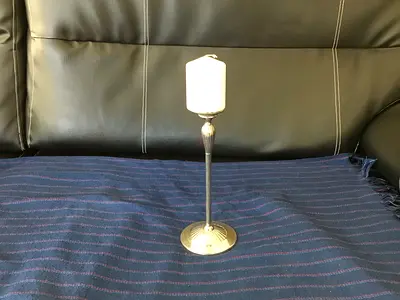 Adore T-Lite 9” Metal Candle Holder