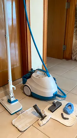 Steam Mop / Garment Steamer Multi-Surface Cleaner with Accessories