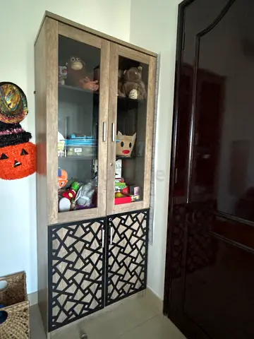 Tall Wooden Display Cabinet with Glass Doors (3units, price per unit)