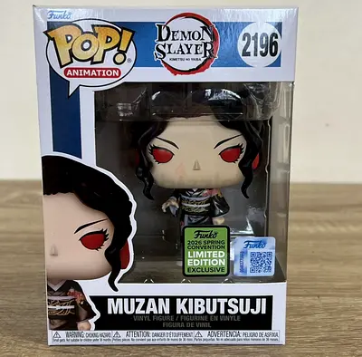 Funko Pop! Demon Slayer #2196 Muzan Kibutsuji - 2026 Spring Convention Limited Edition (Sealed)