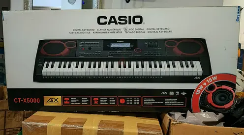 Casio CT-X5000 61-Key Digital Keyboard (Used only a few times). With Stand, Stool, other accessories