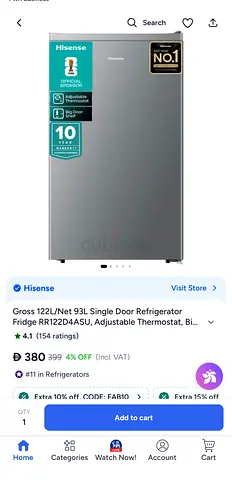 Refrigerator for sale