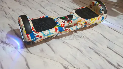 Electric Hoverboard / Self-Balancing Scooter - Colorful Graffiti Design, Working Condition