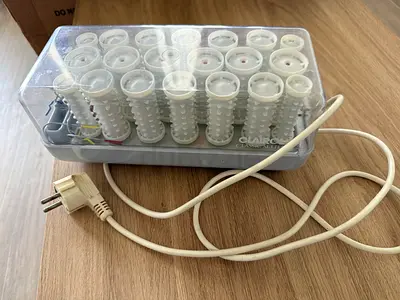 Electric Hair Rollers Set with Case - Working, Used